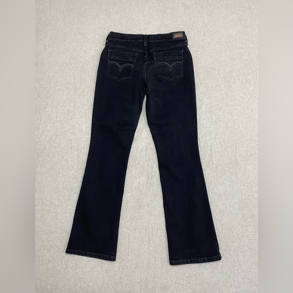 Levi's, 515 Women's Straight Bootcut Denim Jeans, Mid Rise, Size 8 Black - Picture 2 of 11